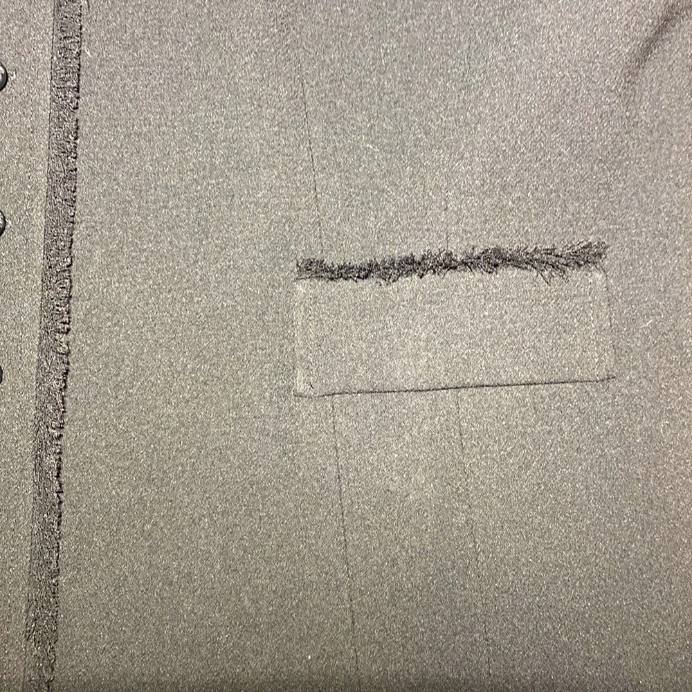 Women’s Talbot Black Dress Blazer Size 16 with Beautiful Beaded Sleeves - Picture 6 of 7